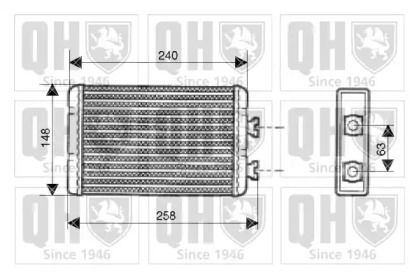 Теплообменник QUINTON HAZELL QHR2133