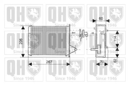 Теплообменник QUINTON HAZELL QHR2135