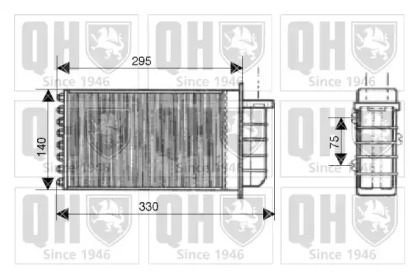 Теплообменник QUINTON HAZELL QHR2136