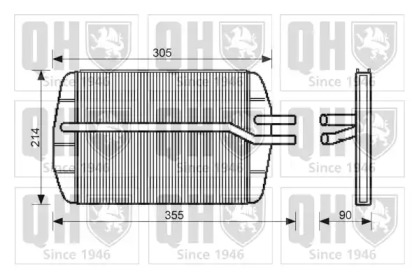 Теплообменник QUINTON HAZELL QHR2138