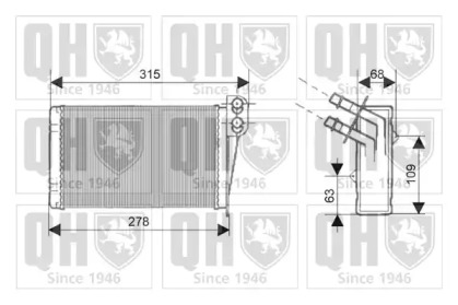 Теплообменник QUINTON HAZELL QHR2143