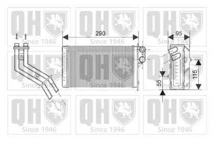 Теплообменник QUINTON HAZELL QHR2144