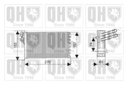 Теплообменник QUINTON HAZELL QHR2149