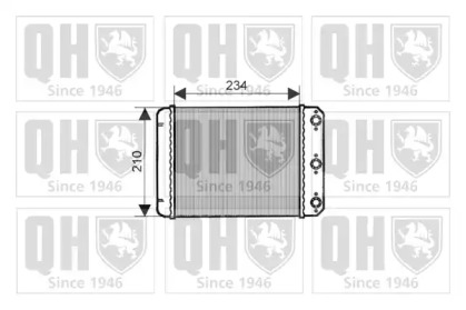 Теплообменник QUINTON HAZELL QHR2150