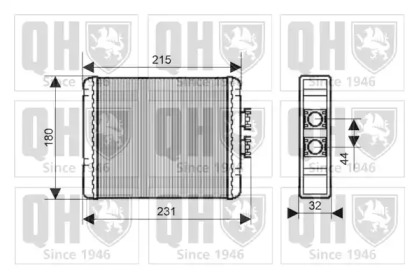 Теплообменник QUINTON HAZELL QHR2160