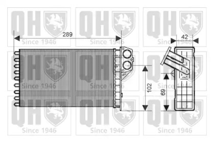 Теплообменник QUINTON HAZELL QHR2168