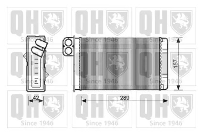 Теплообменник QUINTON HAZELL QHR2170