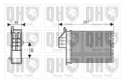 Теплообменник QUINTON HAZELL QHR2173