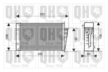 Теплообменник QUINTON HAZELL QHR2174