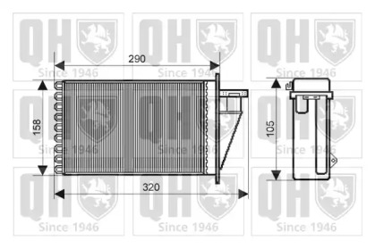 Теплообменник QUINTON HAZELL QHR2176