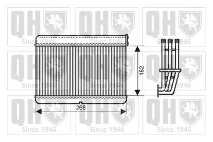 Теплообменник QUINTON HAZELL QHR2179