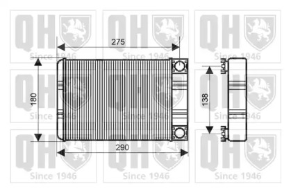 Теплообменник QUINTON HAZELL QHR2182