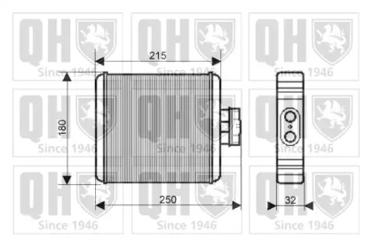 Теплообменник QUINTON HAZELL QHR2184