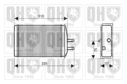 Теплообменник QUINTON HAZELL QHR2185