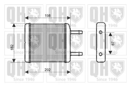 Теплообменник QUINTON HAZELL QHR2186