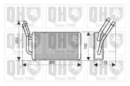 Теплообменник QUINTON HAZELL QHR2187