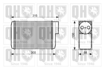 Теплообменник QUINTON HAZELL QHR2191