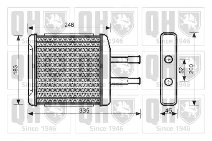 Теплообменник QUINTON HAZELL QHR2198