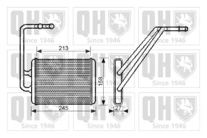 Теплообменник QUINTON HAZELL QHR2205