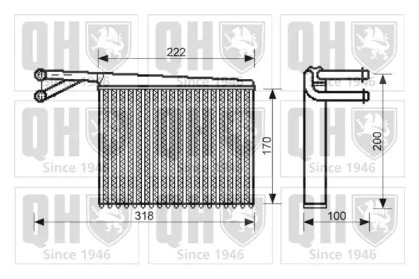 Теплообменник QUINTON HAZELL QHR2210