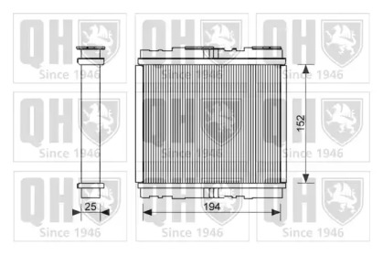 Теплообменник QUINTON HAZELL QHR2214