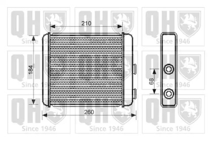 Теплообменник QUINTON HAZELL QHR2215