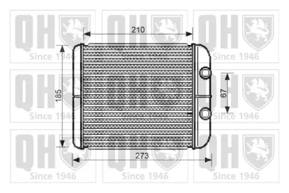 Теплообменник QUINTON HAZELL QHR2221