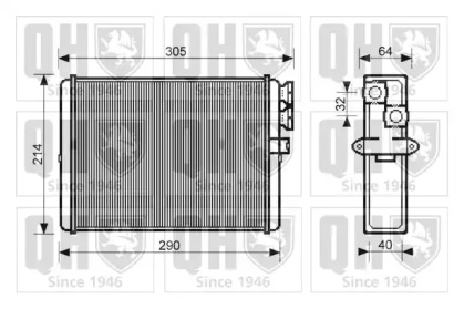 Теплообменник QUINTON HAZELL QHR2229