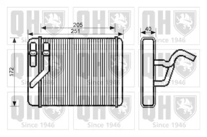 Теплообменник QUINTON HAZELL QHR2243