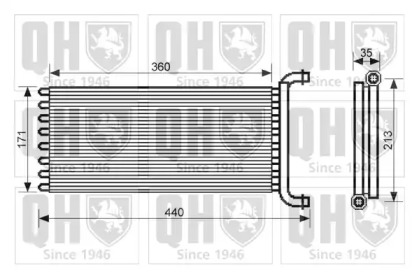 Теплообменник QUINTON HAZELL QHR2251