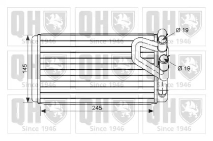 Теплообменник QUINTON HAZELL QHR2254