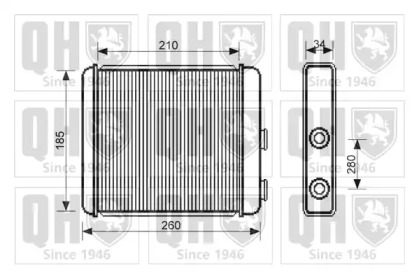 Теплообменник QUINTON HAZELL QHR2256