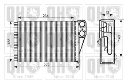 Теплообменник QUINTON HAZELL QHR2258