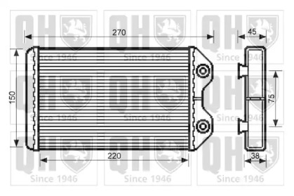 Теплообменник QUINTON HAZELL QHR2267