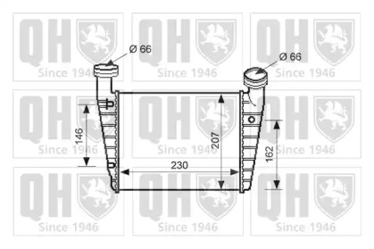 Теплообменник QUINTON HAZELL QIC102