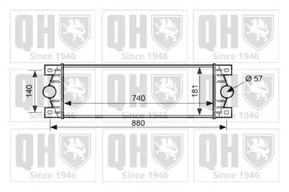 Теплообменник QUINTON HAZELL QIC117