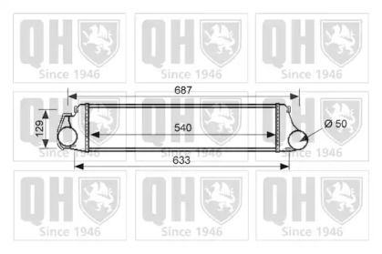 Теплообменник QUINTON HAZELL QIC119