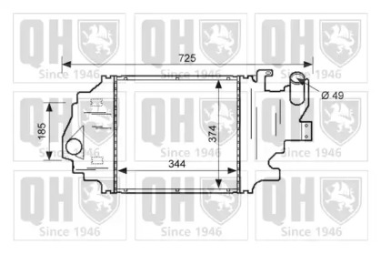 Теплообменник QUINTON HAZELL QIC120