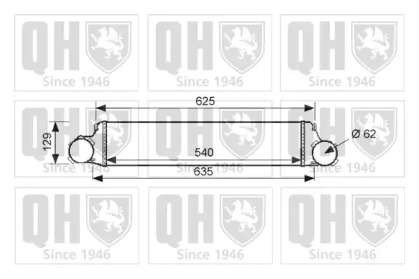 Теплообменник QUINTON HAZELL QIC122