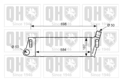 Теплообменник QUINTON HAZELL QIC124