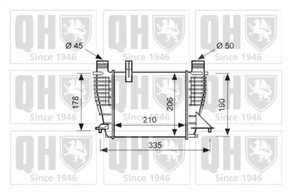 Теплообменник QUINTON HAZELL QIC126