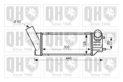 Теплообменник QUINTON HAZELL QIC129