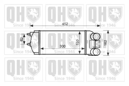 Теплообменник QUINTON HAZELL QIC134