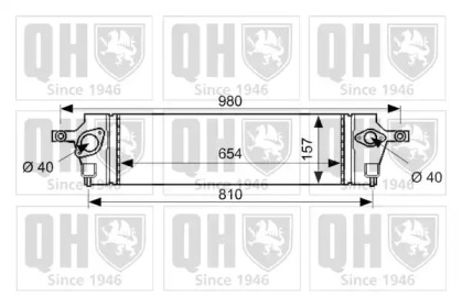 Теплообменник QUINTON HAZELL QIC149