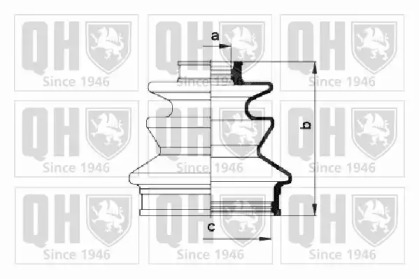 Комплект пыльника QUINTON HAZELL QJB100