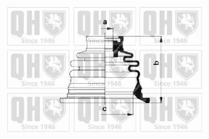 Комплект пыльника QUINTON HAZELL QJB1002