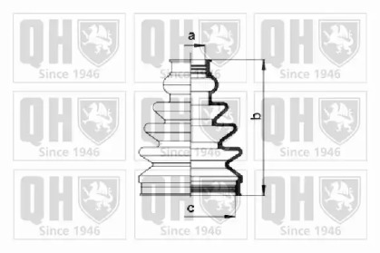 Комплект пыльника QUINTON HAZELL QJB1008