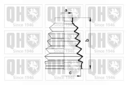 Комплект пыльника QUINTON HAZELL QJB1012