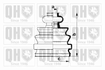 Комплект пыльника QUINTON HAZELL QJB1013