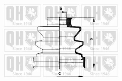 Комплект пыльника QUINTON HAZELL QJB1015